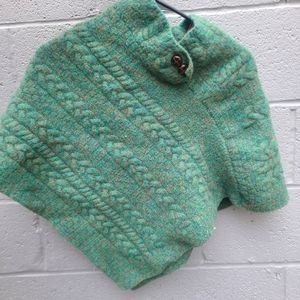 Aran Merino Wool Shawl